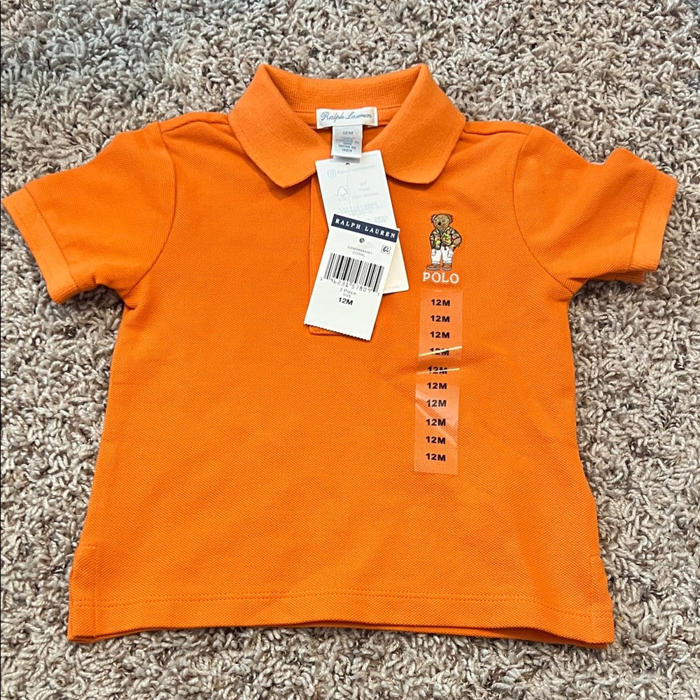 Ralph Lauren Kids Polo in Vibrant Orange